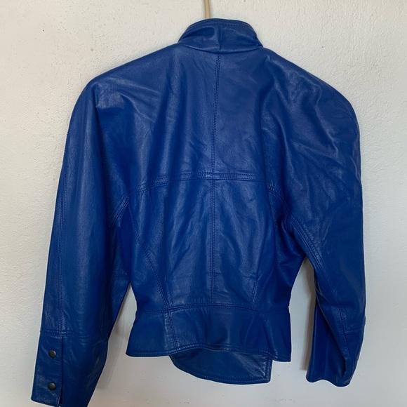 Michael Hoban for North Beach Leather Moto Jacket - size 3/4 - Picture 7 of 10